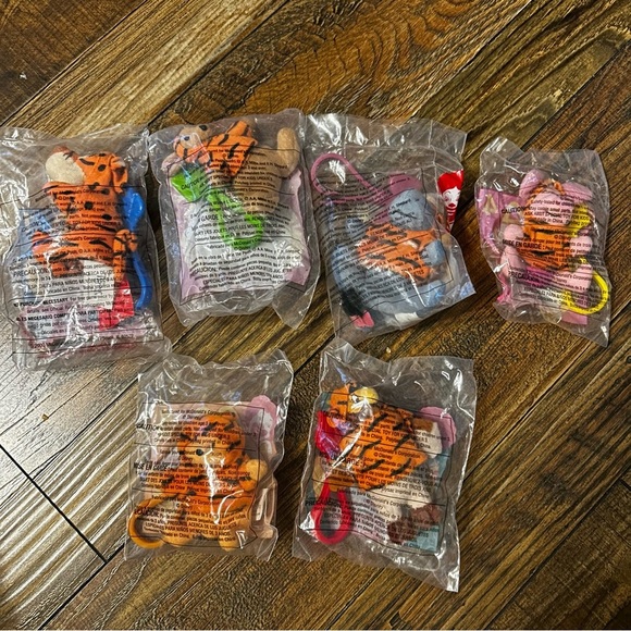NWT NIP 2000 The Tigger‎ Movie McDonalds Happy Meal Toy Set of 6 Vintage - Picture 5 of 6